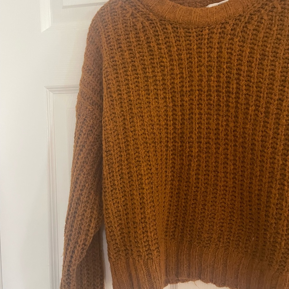 American Eagle Outfitters Rust Knit Sweater - Picture 4 of 9